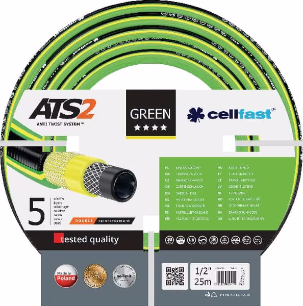 Шланг садовий Green ATS2, Ø 19 мм, 25 пм