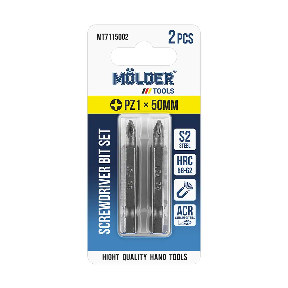 Набір біт Molder PZ1x50мм 2шт MT7115002