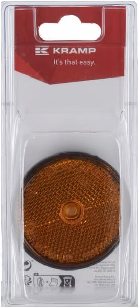 Рефлектор круглий помаранчевий, діаметр 60mm (2) KR484066P02B