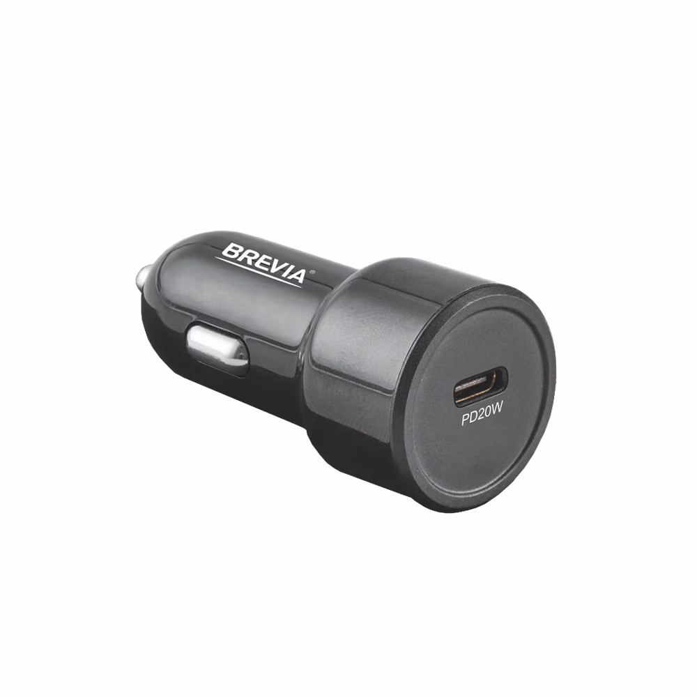 Автомобільний зарядний пристрій BREVIA ePower TurboCharge 20W 1xUSB-C чорний 46020CB