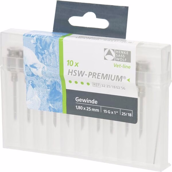 Голки з різьбою HSW Premium 1,8x25 мм, 10 шт