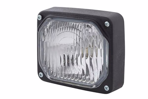 Фара галогенна, прямокутна, 12/24V, прозора,Hella 1TA122718001
