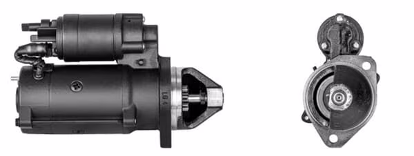 Стартер 12В, 2,6кВт, 9 зубців, CW, Mahle