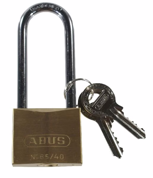 Замок навісний 40 мм з довгою дужкою Abus 65HB4063