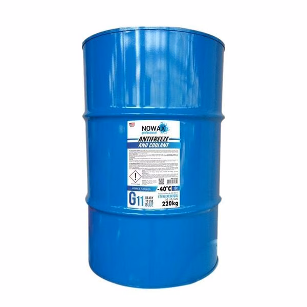 Антифриз NOWAX BLUE G11, 220кг, синій