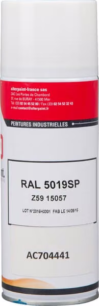 Аерозольна фарба RAL 5019