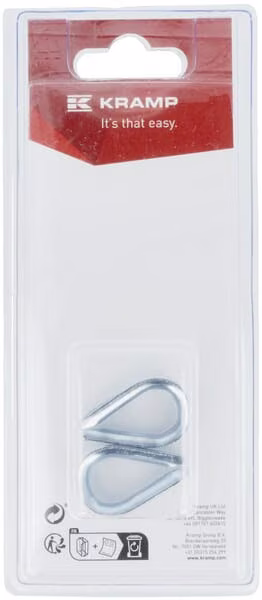 Коуш троса, діаметр 5mm - 21x16mm (2) KRWT05P02B