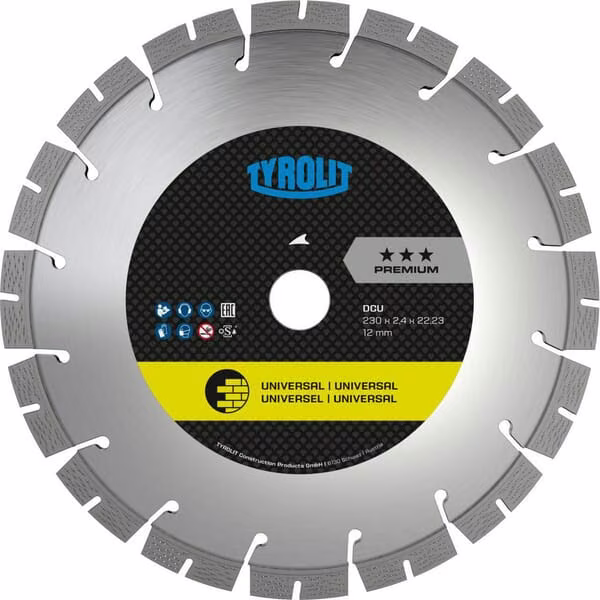 Відрізний диск DCU Premium 180 мм
