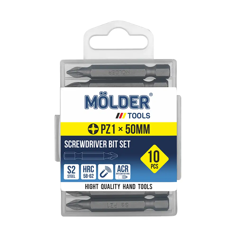 Набір біт Molder PZ1x50мм 10шт MT7115010