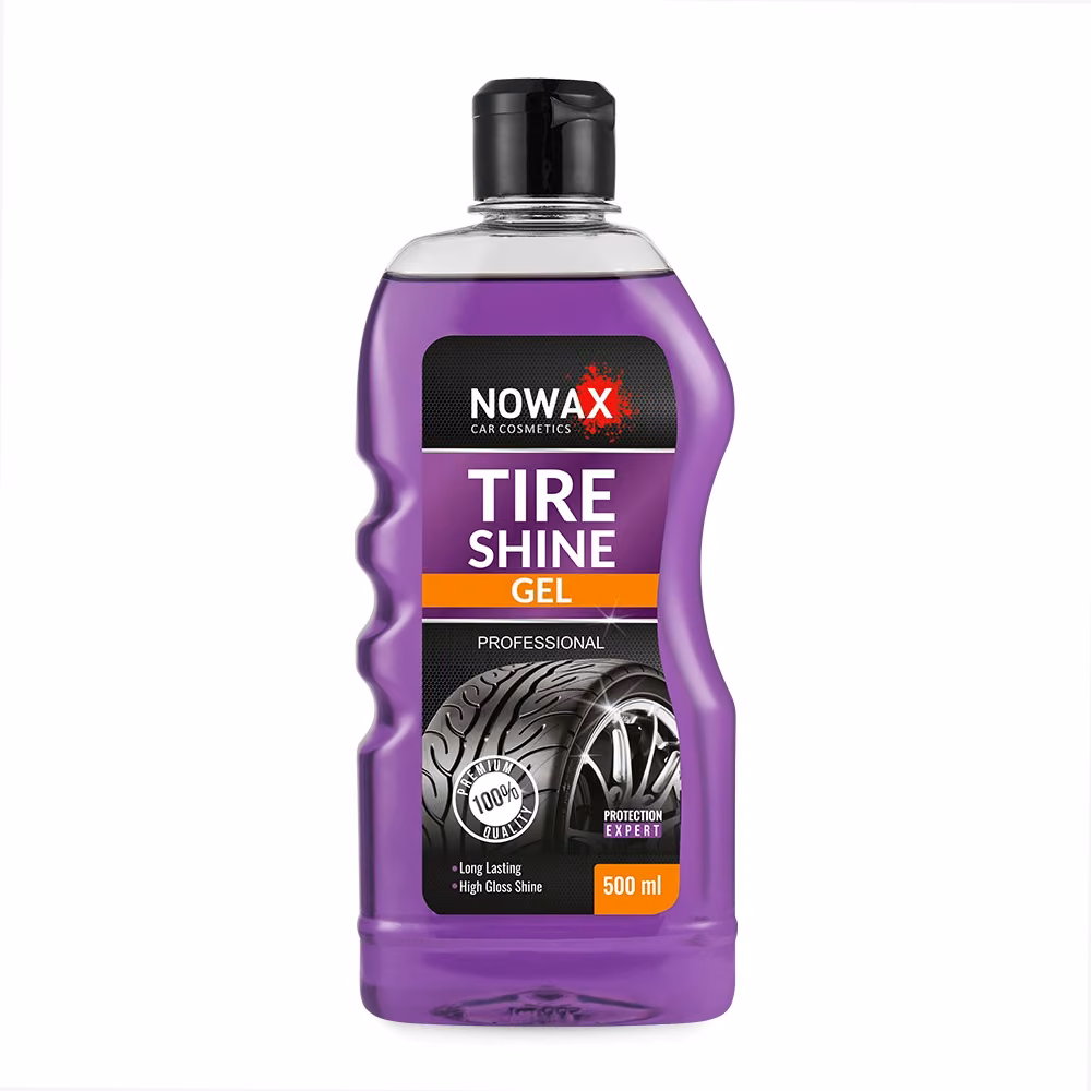 Чорніння для шин гелевий NOWAX TIRE SHINE GEL 500ml (18шт/ящ)