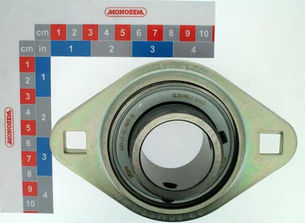 Підшипник з 2 отворами для кріплення d40 металевий корпус raty40 ref 0008844480r000 schaeffler