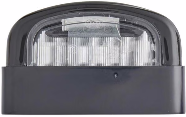 Підсвічування номерного знака 5W, прямокутна, 12V, прозора, на болтах, 105x63 мм, Blade terminal,Hella