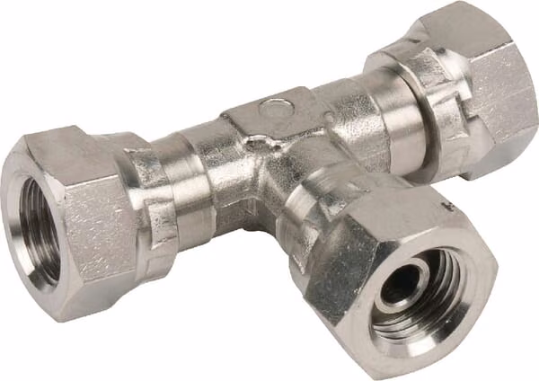 Т-поворотний адаптер F 1/2" SS