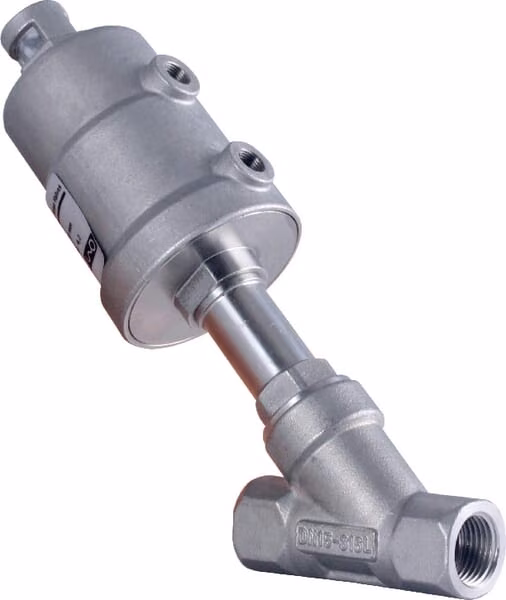 Кутовий сідловий клапан 2/2 NC 3/4"