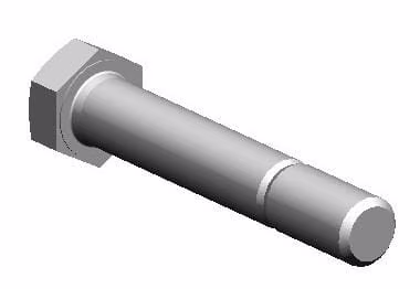 Болт з шестигранною головкою M24x140xb40xls95-12.9-BK55