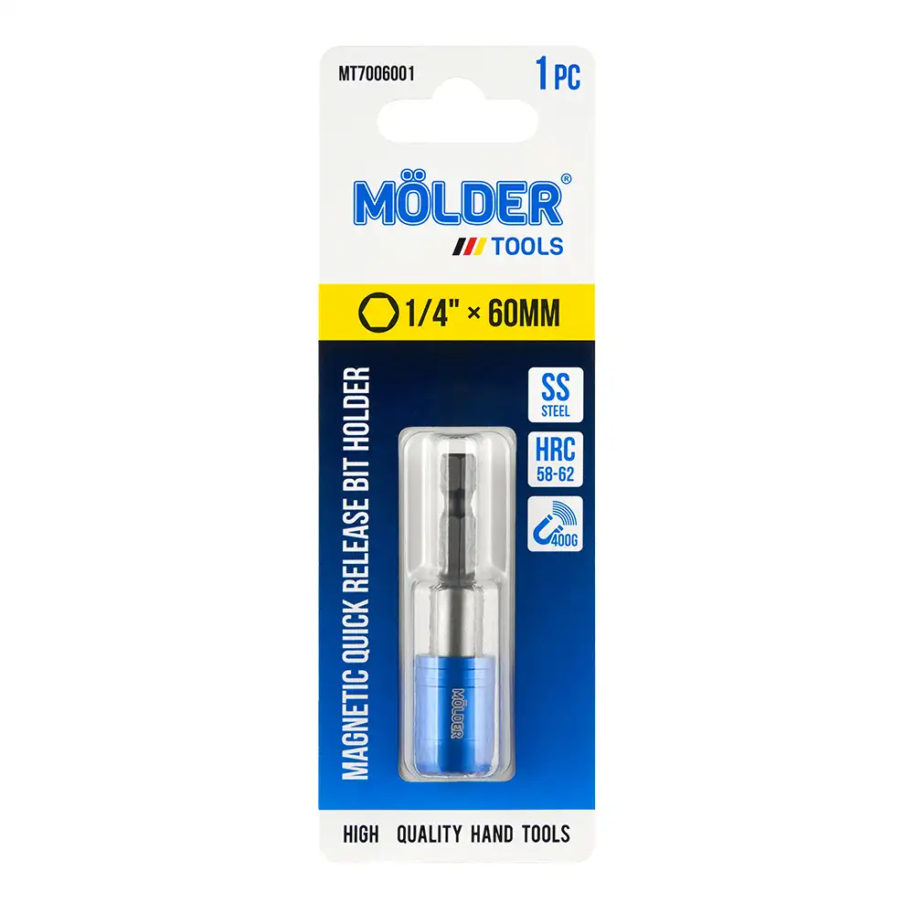 Тримач біт магнітний Molder автофіксація 60мм 1шт MT7006001