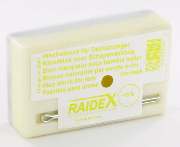 Крейда блок металевий жовтий Raidex VV8037