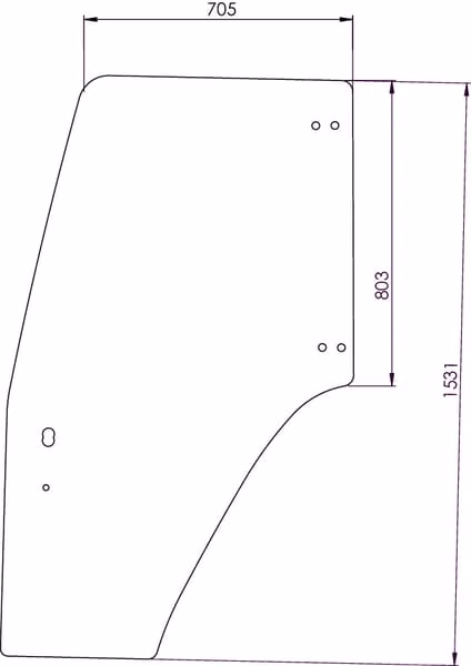 Дверне скло 87302768N