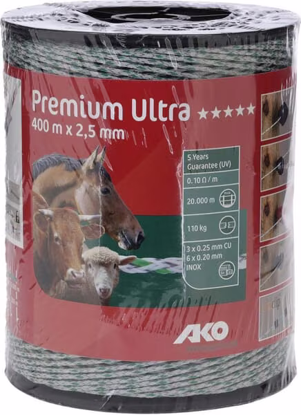 Полідріт Premium Ultra 2,5 мм біло-зелений 400 м