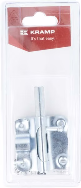 Гачок-болт для хвіртки, 50x50мм - діаметр 9мм (1шт) KRHS010373P01B