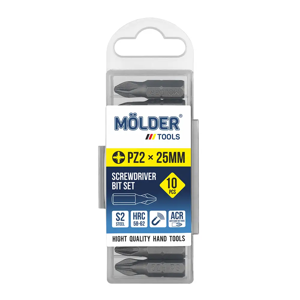 Набір біт Molder PZ2x25мм 10шт MT7122510