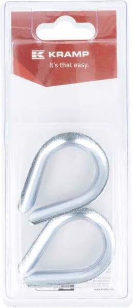 Коуш троса, діаметр 10mm - 42x31mm (2) KRWT10P02B