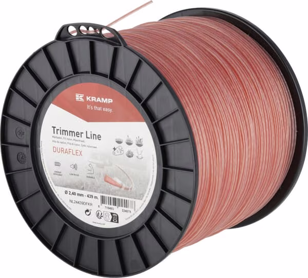 Волосінь тримерна Ø2,4х439 м, Kramp DuraFlex NL24439DFKR