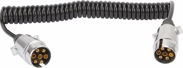 Спіральний кабель 12V / 7pin -3,50м