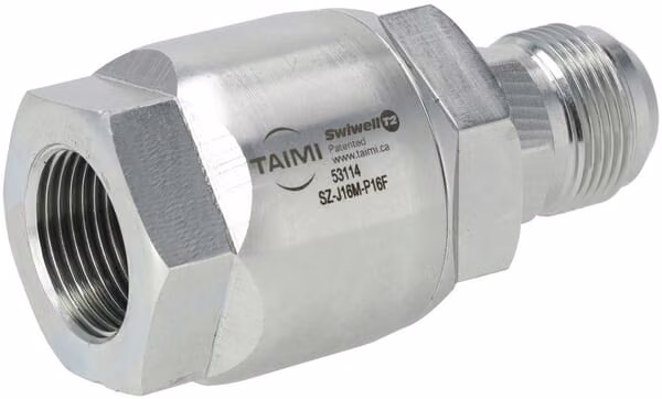 Поворотний гайковий з'єднання M 1-5/16 JIC x F 1" BSP