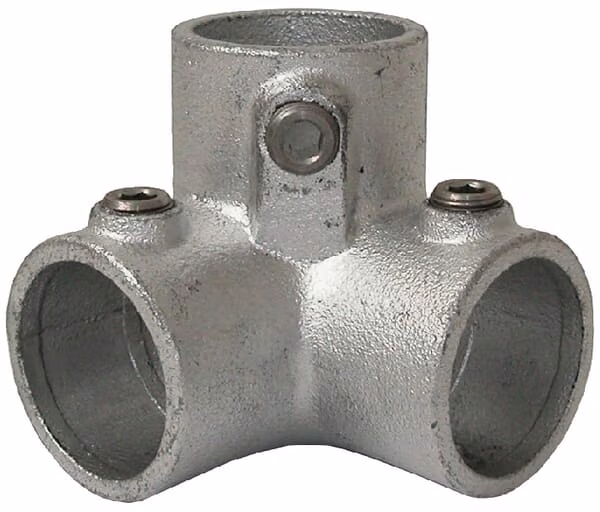 Кутовий елемент 128-B 3way 90° 33.7mm C20G25