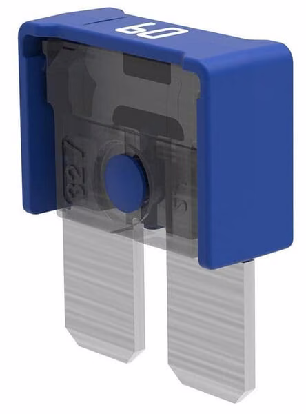 Компактний пластинчастий запобіжник Maxioto 60A, синій (x5)