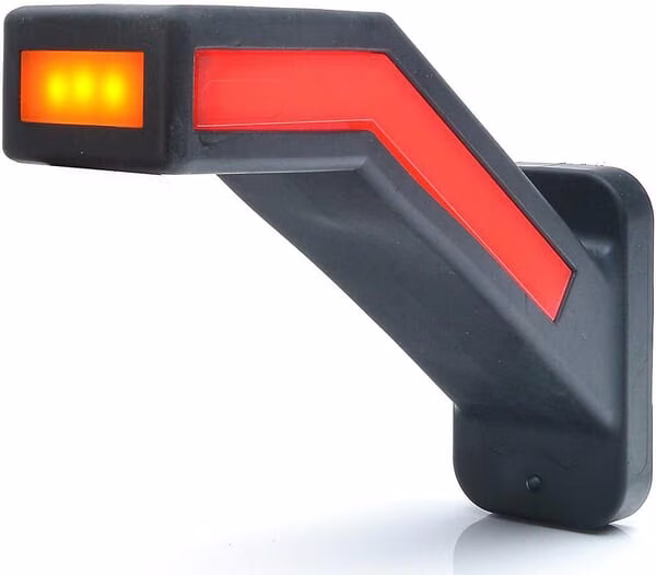 Габаритний ліхтар LED лівий, 12-24В, 184,9x58x145,5 мм, Kramp LA30164