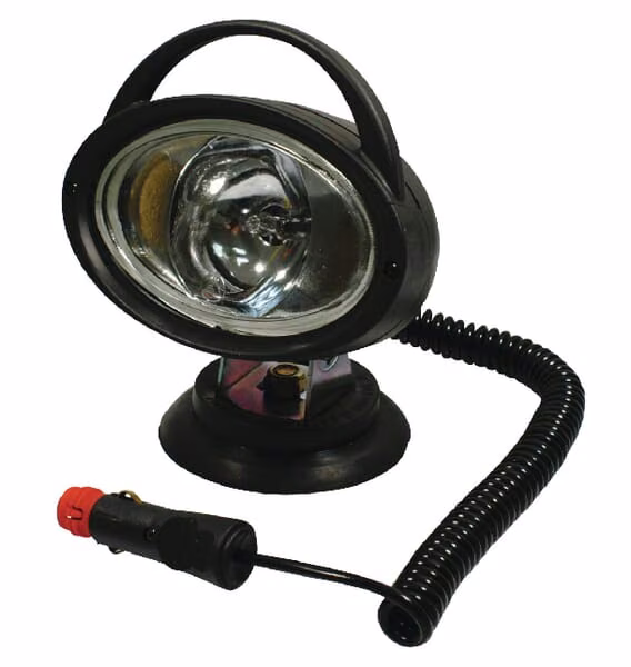Робоча фара галогенна, овальна, 12V, прозора, Ajba LA28011