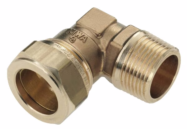 Компресійне коліно 3/4"x22 мм