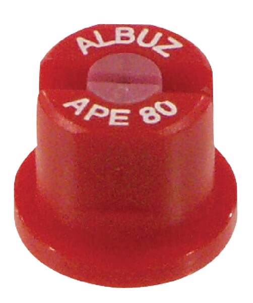 Щілинна форсунка APE 80°, червона, керамічна, Albuz
