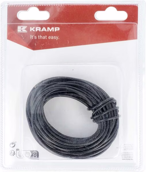 Електричний кабель чорний, 1 x 0.75mm², 10m (1) KRKA1075P10B