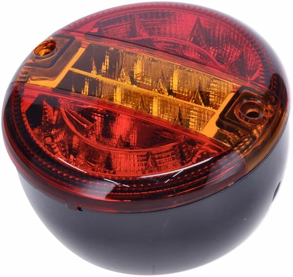 Ліхтар задній багатофункціональний LED, круглий, 12-24В, Ø 140мм, “гамбургер”, Kramp LA40089