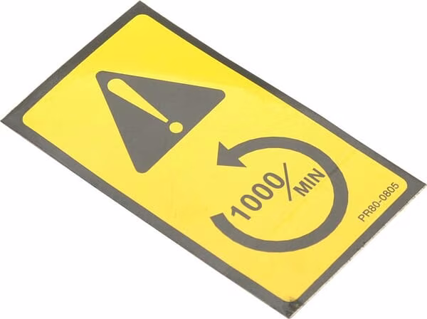Наклейка 1000 RPM