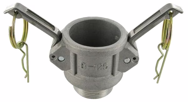 Camlock Type B 1 1/4" зовнішня алюмінієва різьба