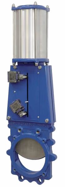 Вентіль металевий + пневмоциліндр DN150 VGRP150