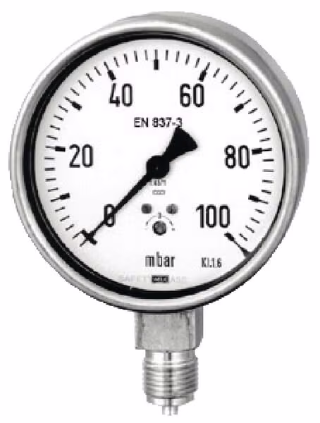 Манометр газу D100, 0-100м