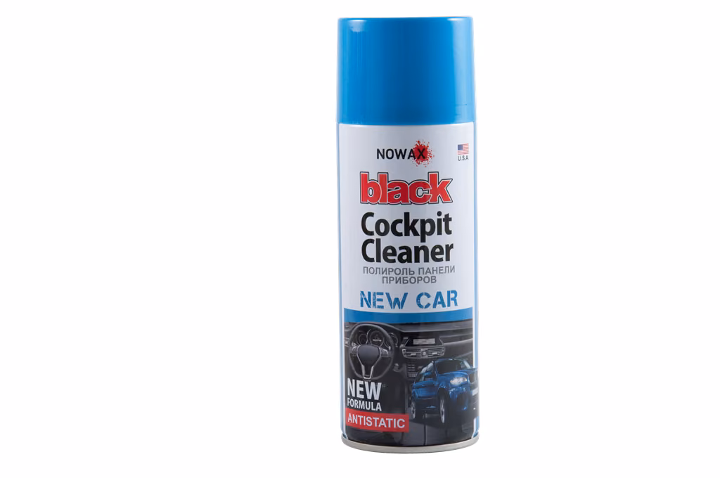 Поліроль для панелі приладів NOWAX Black Spray New Car, 450мл