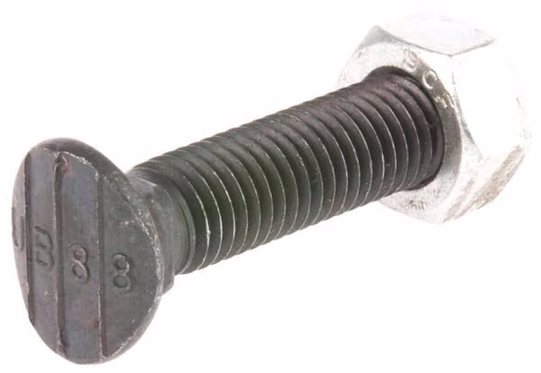 Гвинт M12x60 з гайкою 8.8