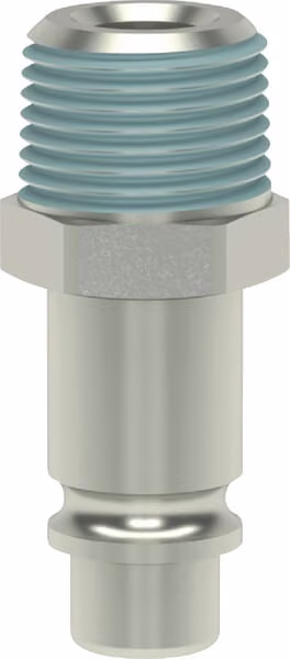 Чоловічий кон з 1/2 "BSP M / Thd ESAC12NAS