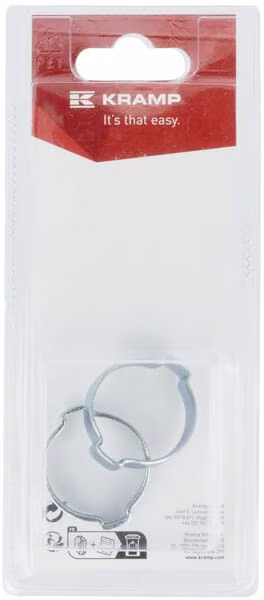 Хомут шланговий вушковий 23 - 27mm (2)