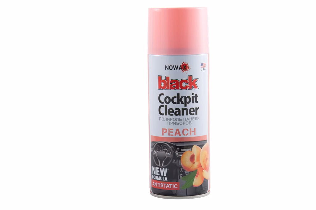 Поліроль для панелі приладів NOWAX Black Spray Peach, 450мл