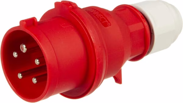 Вилка CEE 16А 5P 400В IP44 QC B021213