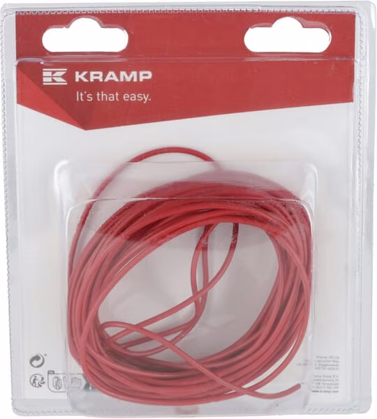 Електричний кабель червоний, 1 x 0.75mm², 10m (1) KRKA1074P10B