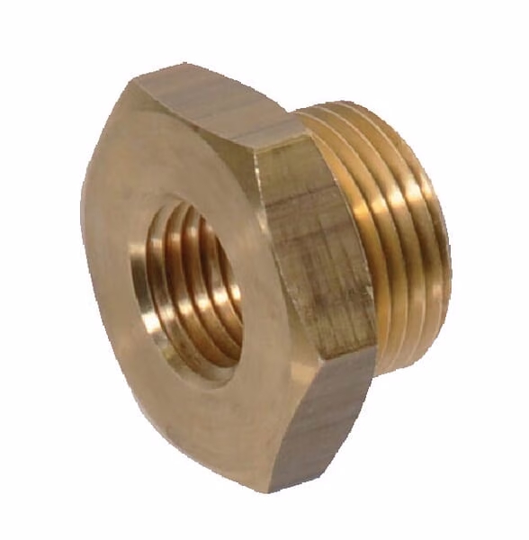 Латунний перехідник внутр./зовн. M14x1.5-M20x1.5 I00085