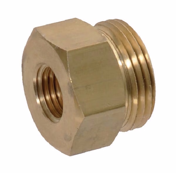 Латунний перехідник внутр./зовн. M14x1.5-3/4 BSP I00089